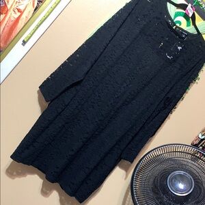 Torrid Elegant Black Long Sleeve Dress